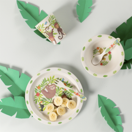 Σετ φαγητού απο BAMBOO   "SLOTH AND FRIENDS"